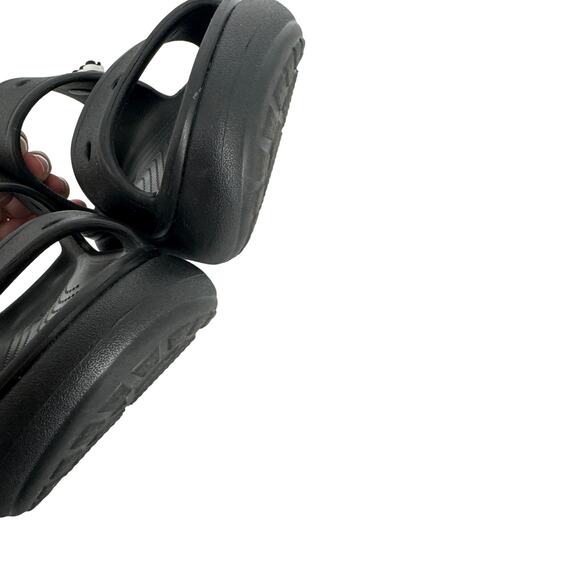 Crocs Classic Crush Platform Sandals‎ Black Size 10 - Picture 11 of 11